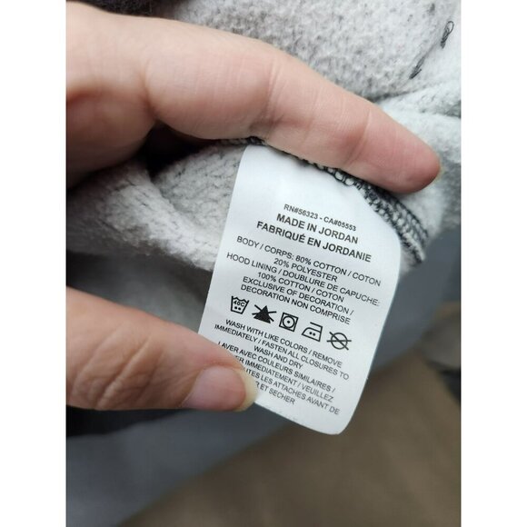 Nike Mens Grey Hooded Zip-Up Sweatshirt L - Picture 3 of 4